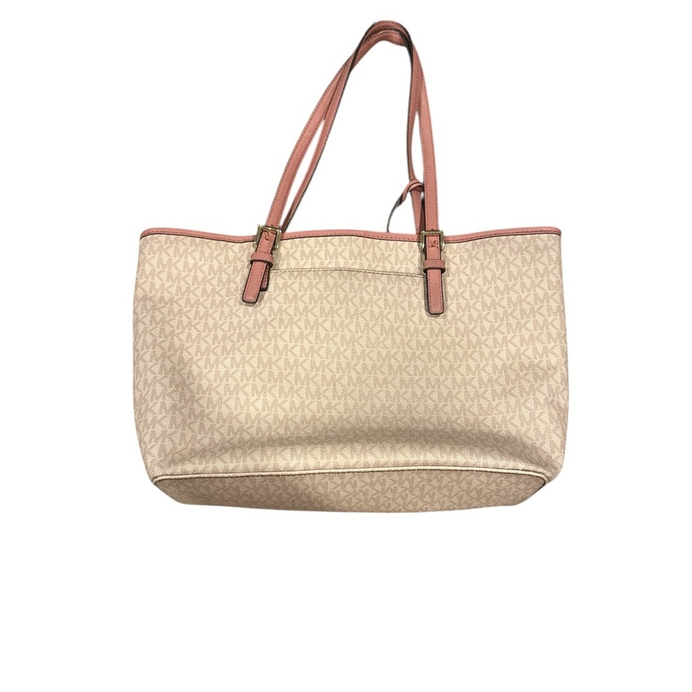Michael Kors pink and Burgundy Tote Bag - Picture 4 of 5